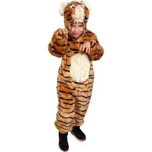 🐯 NEW Kids Tiger Costume Dress Up America Plush Animal Outfit Size S (4-6yrs)